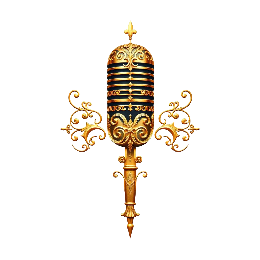 Golden alchemical microphone