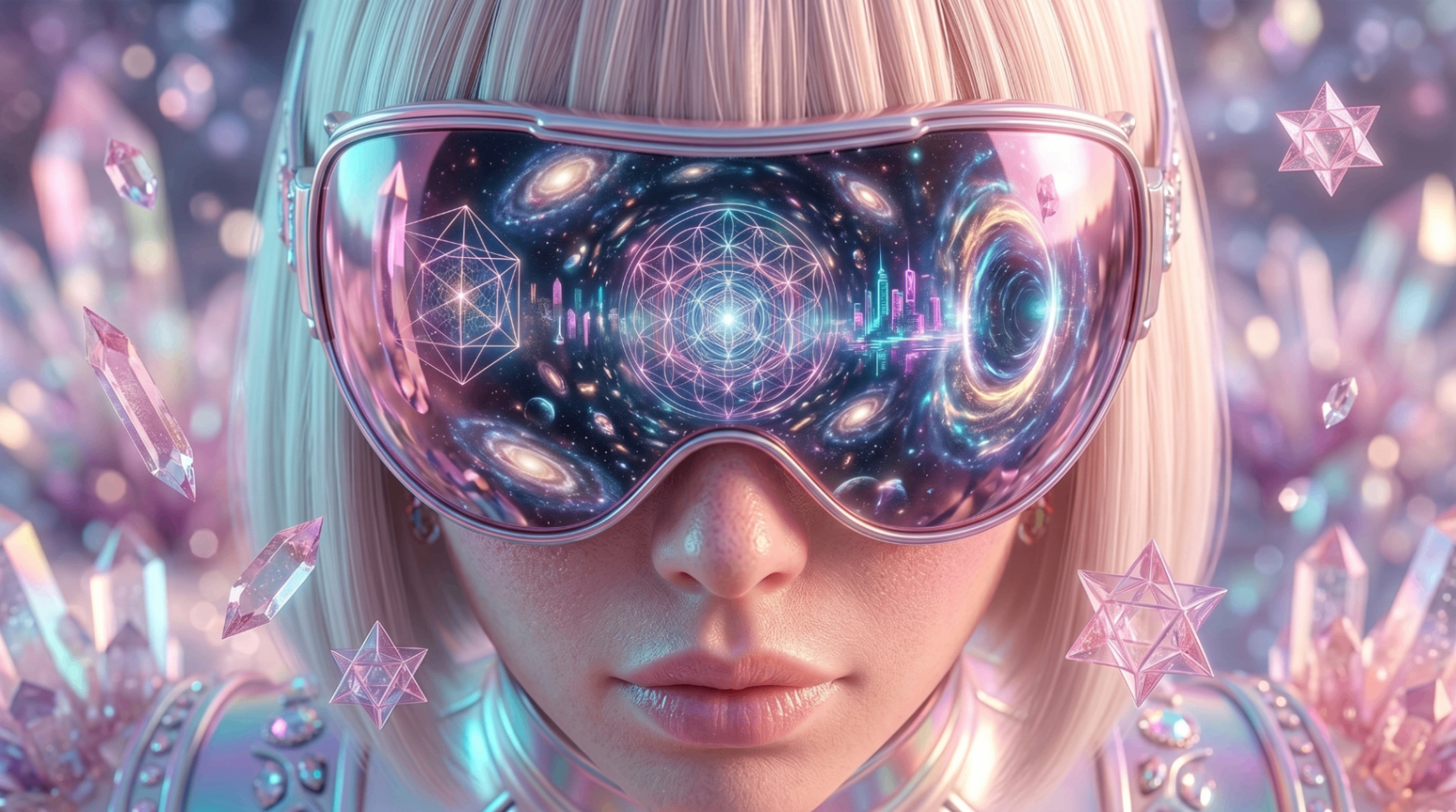 Kinovi AI cinematic visor close-up campaign visual