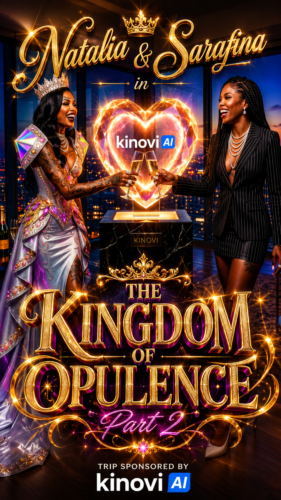 Kinovi AI Kingdom of Opulence premium campaign artwork
