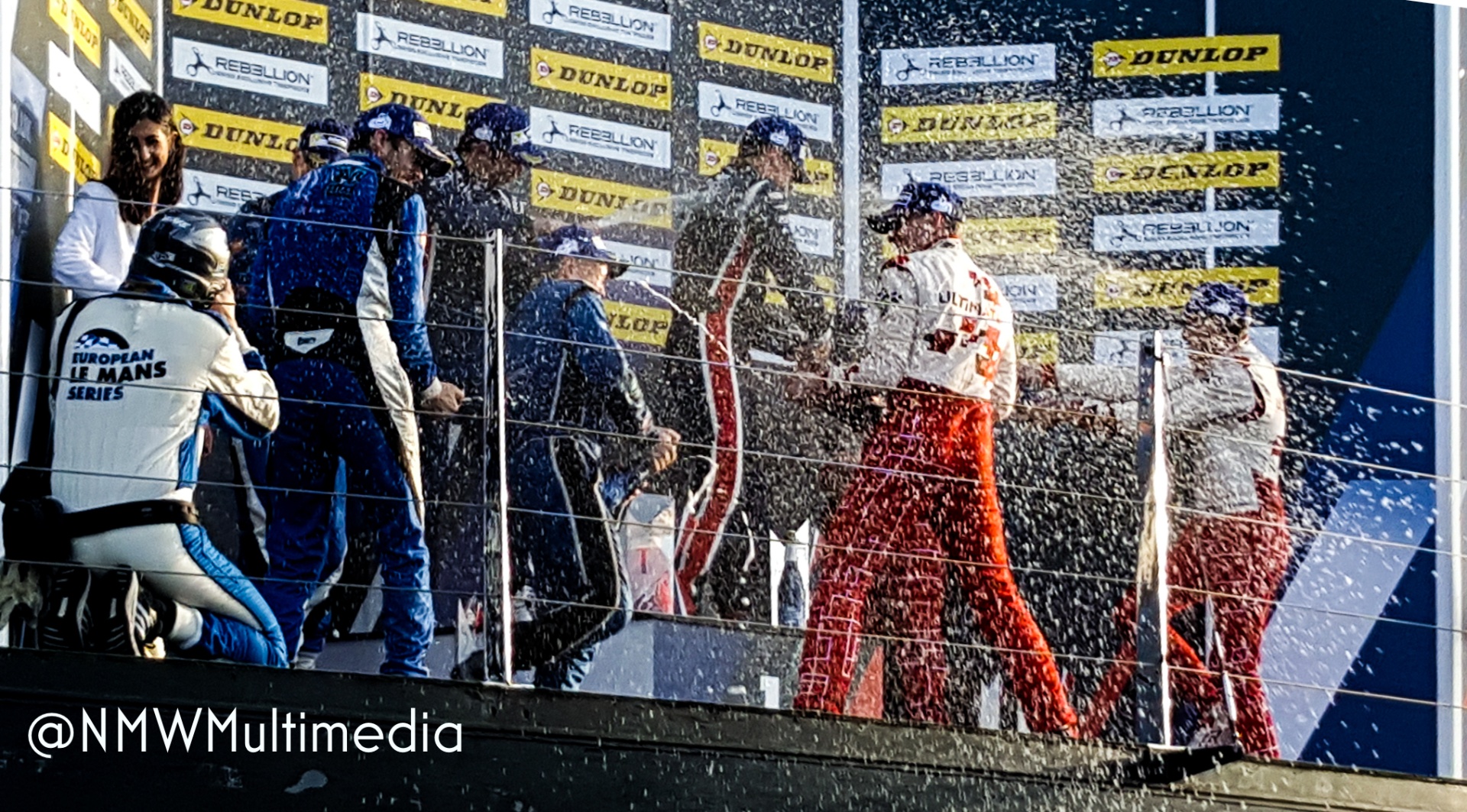 Champagne explodes across the podium — the moment a product becomes a movement.
